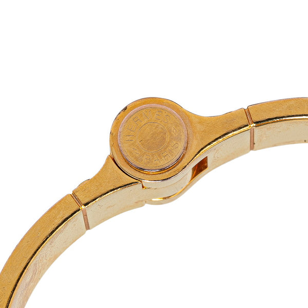 エルメス シャニエールPM BRIDES de GALA 式典用馬勒 バングル ゴールド ピンク マルチカラー メッキ レディース HERMES 【中古】