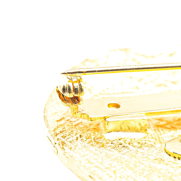シャネル ヴィンテージ ハートアロー ココマーク ブローチ ゴールド メッキ レディース CHANEL 【中古】