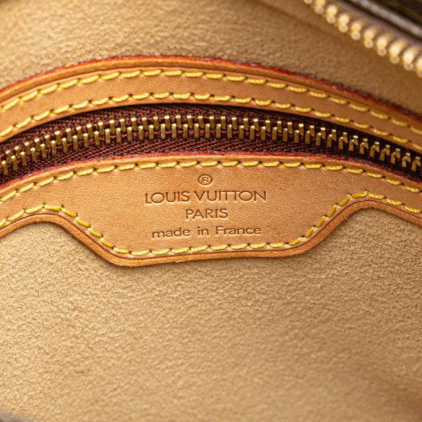 ルイ ヴィトン モノグラム ルーピングMM ショルダーバッグ ハンドバッグ M51146 ブラウン PVC レザー レディース LOUIS VUITTON 【中古】