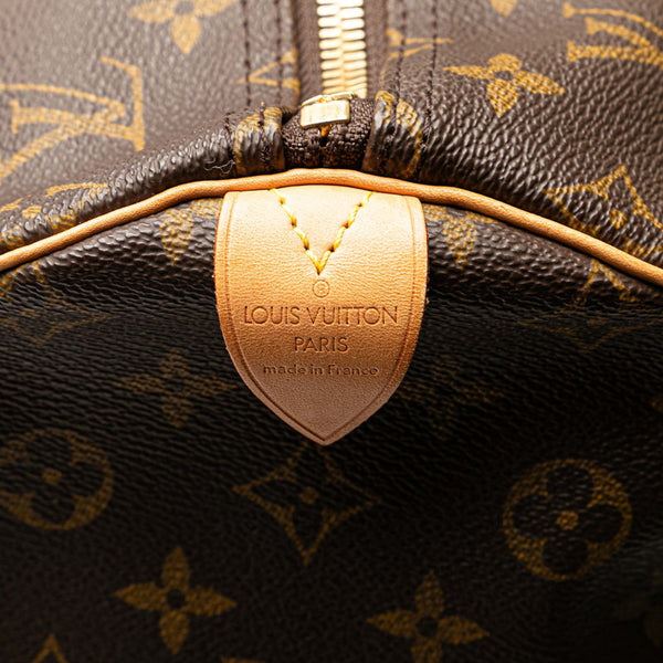ルイ ヴィトン モノグラム キーポル55 ボストンバッグ トラベルバッグ M41424 ブラウン PVC レザー レディース LOUIS VUITTON 【中古】