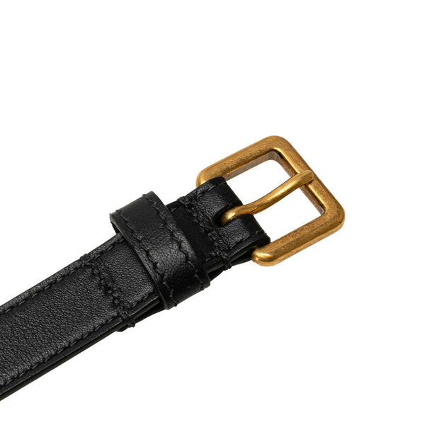 ディオール オブリーク ウエストバッグ ネイビー ベージュ キャンバス レザー レディース Dior 【中古】