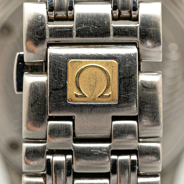 オメガ シーマスター300 ジャックマイヨール1999 腕時計 2554.80 自動巻き ネイビー文字盤 ステンレススチール レディース OMEGA 【中古】