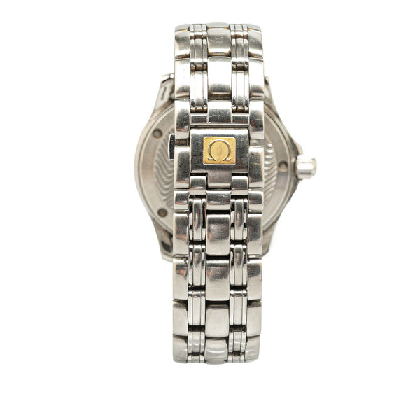 オメガ シーマスター300 ジャックマイヨール1999 腕時計 2554.80 自動巻き ネイビー文字盤 ステンレススチール レディース OMEGA 【中古】