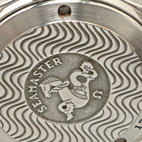 オメガ シーマスター300 ジャックマイヨール1999 腕時計 2554.80 自動巻き ネイビー文字盤 ステンレススチール レディース OMEGA 【中古】