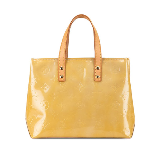ルイ ヴィトン モノグラム ヴェルニ リードPM ハンドバッグ M91144 ベージュ パテントレザー レディース LOUIS VUITTON 【中古】