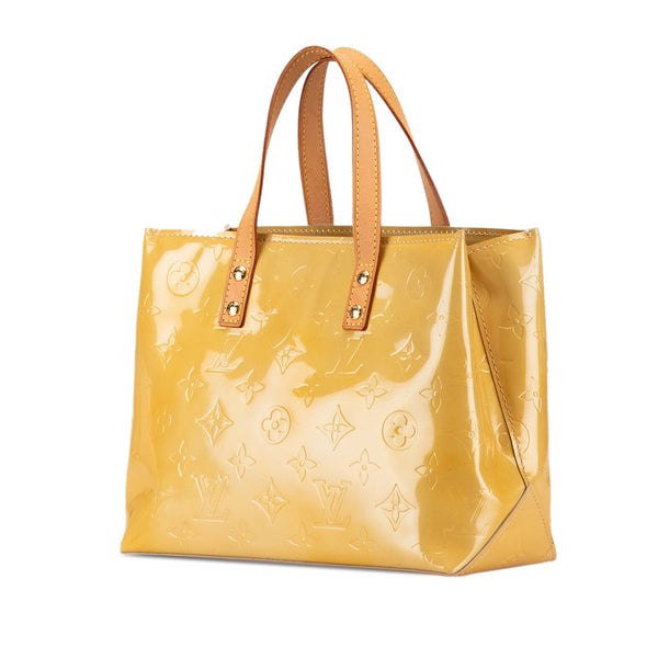 ルイ ヴィトン モノグラム ヴェルニ リードPM ハンドバッグ M91144 ベージュ パテントレザー レディース LOUIS VUITTON 【中古】