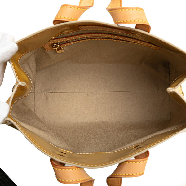 ルイ ヴィトン モノグラム ヴェルニ リードPM ハンドバッグ M91144 ベージュ パテントレザー レディース LOUIS VUITTON 【中古】