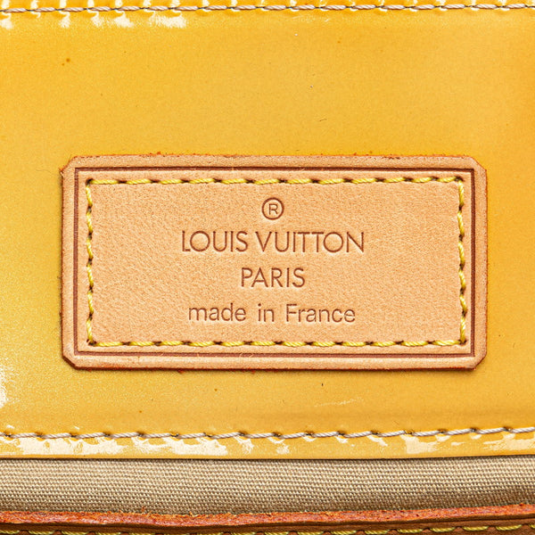 ルイ ヴィトン モノグラム ヴェルニ リードPM ハンドバッグ M91144 ベージュ パテントレザー レディース LOUIS VUITTON 【中古】