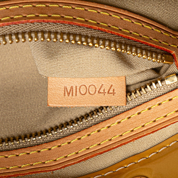 ルイ ヴィトン モノグラム ヴェルニ リードPM ハンドバッグ M91144 ベージュ パテントレザー レディース LOUIS VUITTON 【中古】