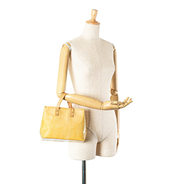 ルイ ヴィトン モノグラム ヴェルニ リードPM ハンドバッグ M91144 ベージュ パテントレザー レディース LOUIS VUITTON 【中古】