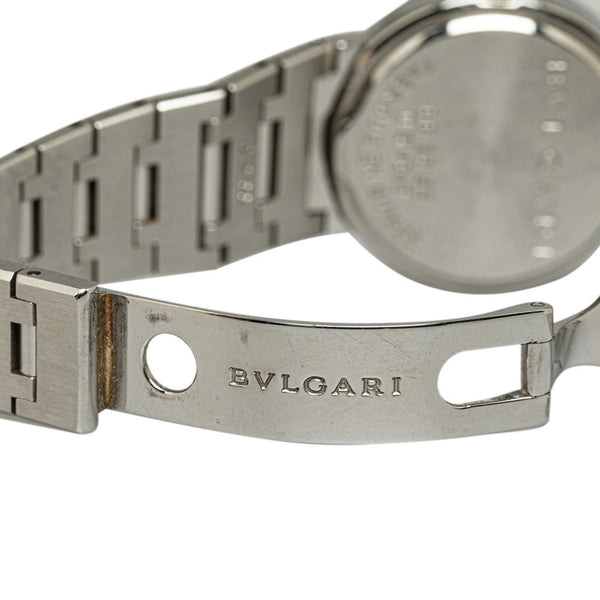 ブルガリ ブルガリブルガリ 腕時計 BB26SS クオーツ ブラック文字盤 ステンレススチール レディース BVLGARI 【中古】