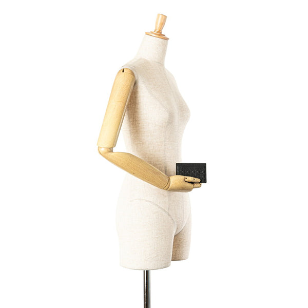 グッチ グッチシマ カードケース 名刺入れ 262887 0416 ブラック レザー レディース GUCCI 【中古】