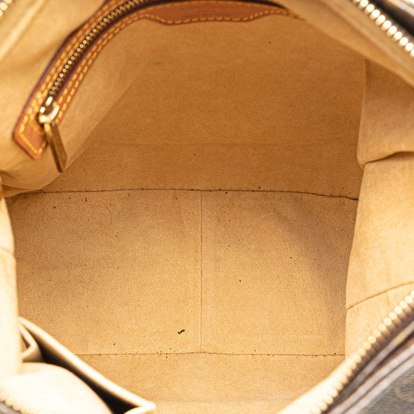 ルイ ヴィトン モノグラム ルーピングGM ショルダーバッグ ハンドバッグ M51145 ブラウン PVC レザー レディース LOUIS VUITTON 【中古】