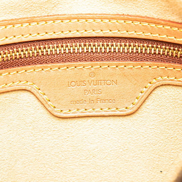 ルイ ヴィトン モノグラム ルーピングGM ショルダーバッグ ハンドバッグ M51145 ブラウン PVC レザー レディース LOUIS VUITTON 【中古】