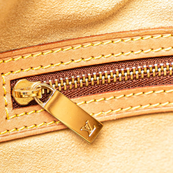 ルイ ヴィトン モノグラム ルーピングGM ショルダーバッグ ハンドバッグ M51145 ブラウン PVC レザー レディース LOUIS VUITTON 【中古】