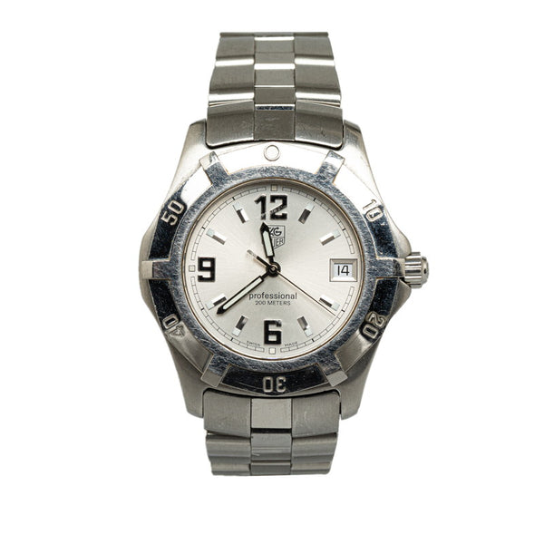 タグホイヤー プロフェッショナル200 腕時計 WN111C-0 クオーツ シルバー文字盤 ステンレススチール メンズ TAG HEUER 【中古】