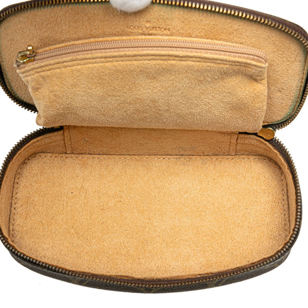 ルイ ヴィトン モノグラム ポッシュ モンテカルロ ポーチ ジュエリーケース M47352 ブラウン PVC レディース LOUIS VUITTON 【中古】