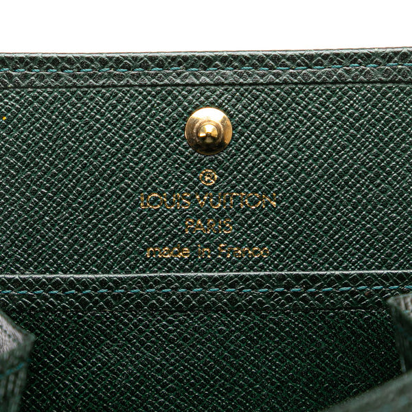 ルイ ヴィトン タイガ ポルトモネ ボワット コインケース M30384 エピセア グリーン PVC レザー メンズ LOUIS VUITTON 【中古】