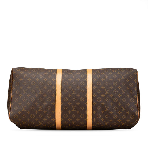 ルイ ヴィトン モノグラム キーポル60 ボストンバッグ トラベルバッグ M41422 ブラウン PVC レザー レディース LOUIS VUITTON 【中古】