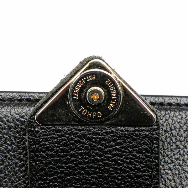 サンローラン クラッチバッグ ブラック レザー レディース SAINT LAURENT 【中古】