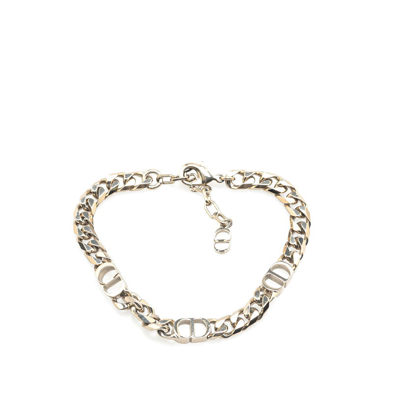ディオール ロゴ ブレスレット シルバー メタル レディース Dior 【中古】