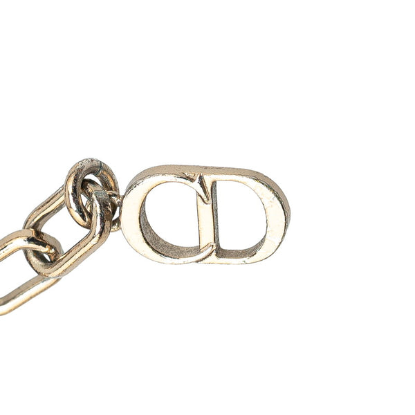 ディオール ロゴ ブレスレット シルバー メタル レディース Dior 【中古】
