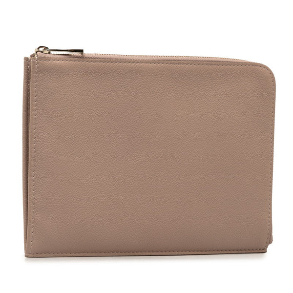 ルイ ヴィトン トリヨン ポシェットジュールPM クラッチバッグ R99760 トープ ライトパープル レザー レディース LOUIS VUITTON 【中古】