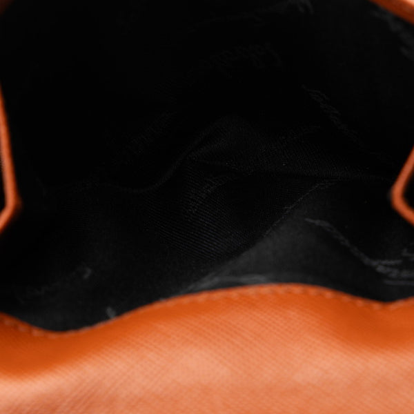 サルヴァトーレフェラガモ ガンチーニ 二つ折り財布 AQ-22 0117 ブラウン レザー レディース Salvatore Ferragamo 【中古】