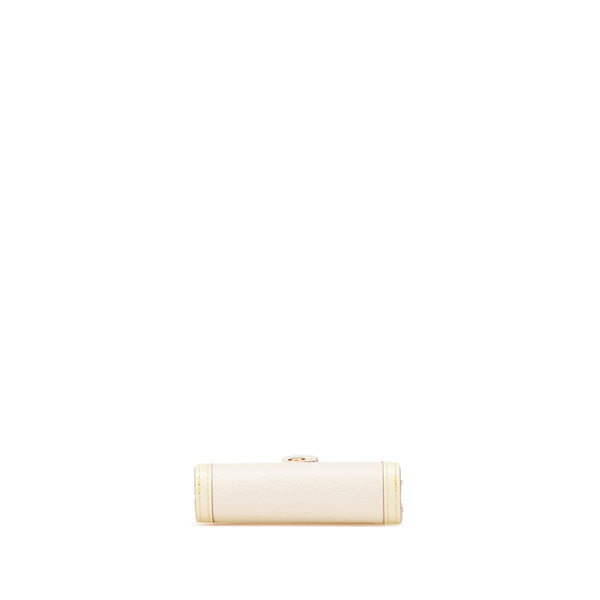 ルイ ヴィトン スハリ コンパクトジップ 二つ折り財布 M91831 ブロン ホワイト レザー レディース LOUIS VUITTON 【中古】