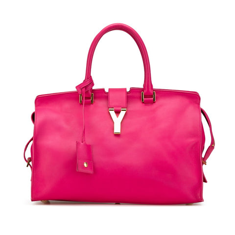 サンローラン カバス クラシック ハンドバッグ 311208 ピンク レザー レディース SAINT LAURENT 【中古】