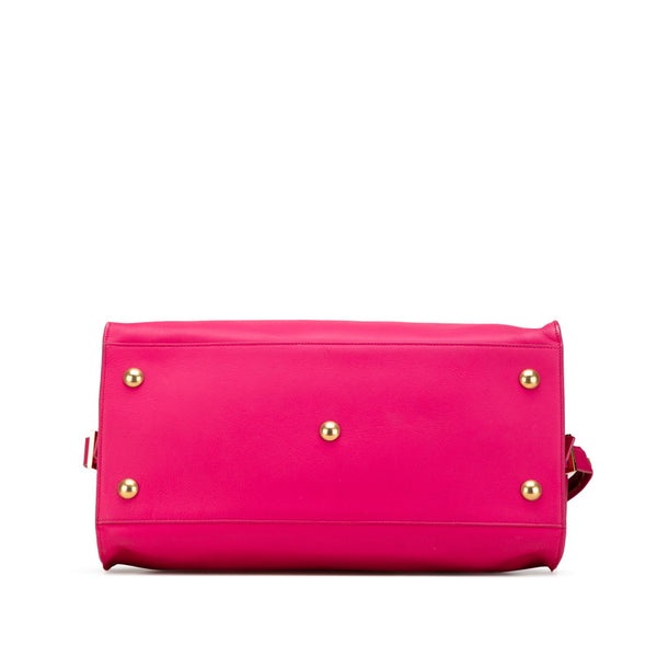 サンローラン カバス クラシック ハンドバッグ 311208 ピンク レザー レディース SAINT LAURENT 【中古】