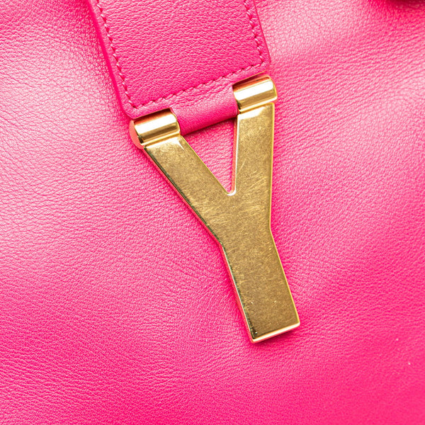 サンローラン カバス クラシック ハンドバッグ 311208 ピンク レザー レディース SAINT LAURENT 【中古】