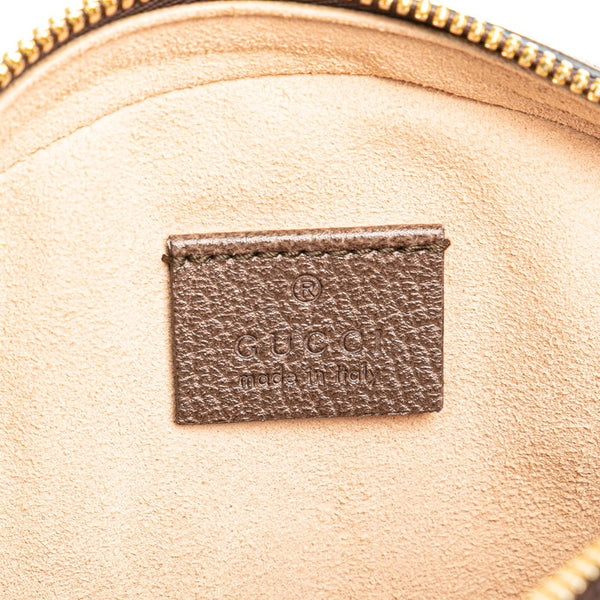 グッチ GGスプリーム オフィディア ショルダーバッグ 550618 ブラウン PVC レザー レディース GUCCI 【中古】