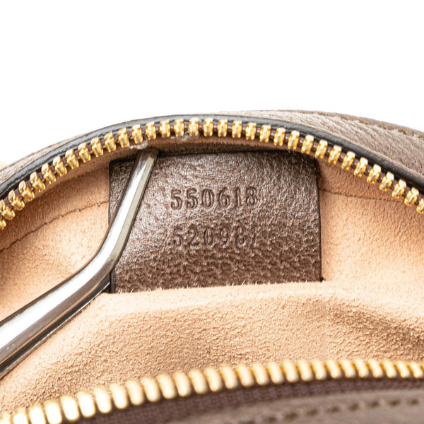 グッチ GGスプリーム オフィディア ショルダーバッグ 550618 ブラウン PVC レザー レディース GUCCI 【中古】