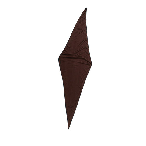 エルメス ロサンジュ スカーフ ストール ブラウン ネイビー コットン レディース HERMES 【中古】