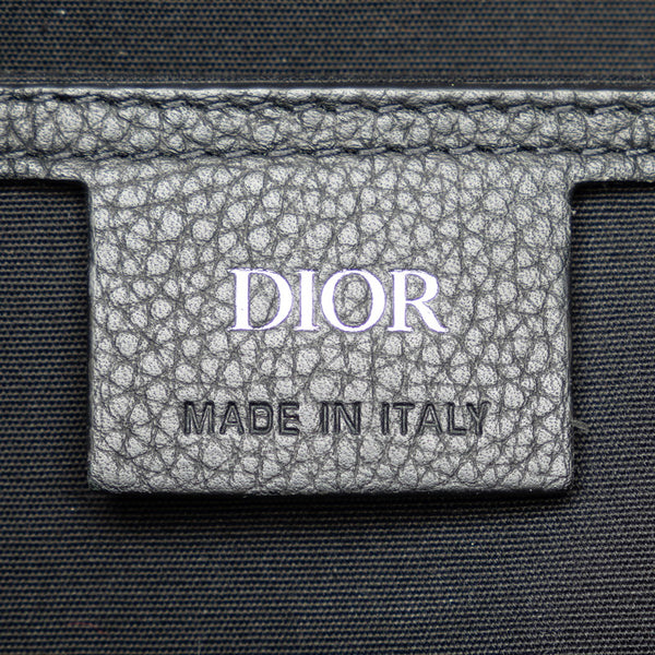 ディオール オブリーク リュック バックパック ブラック キャンバス レザー レディース Dior 【中古】
