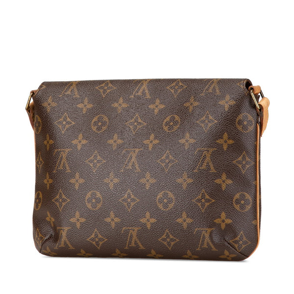 ルイ ヴィトン モノグラム ミュゼット タンゴ ショート ショルダーバッグ M51257 ブラウン PVC レザー レディース LOUIS VUITTON 【中古】