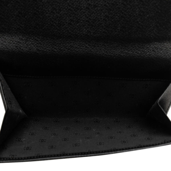 シャネル ココマーク 長財布 ブラック ゴールド レザー レディース CHANEL 【中古】