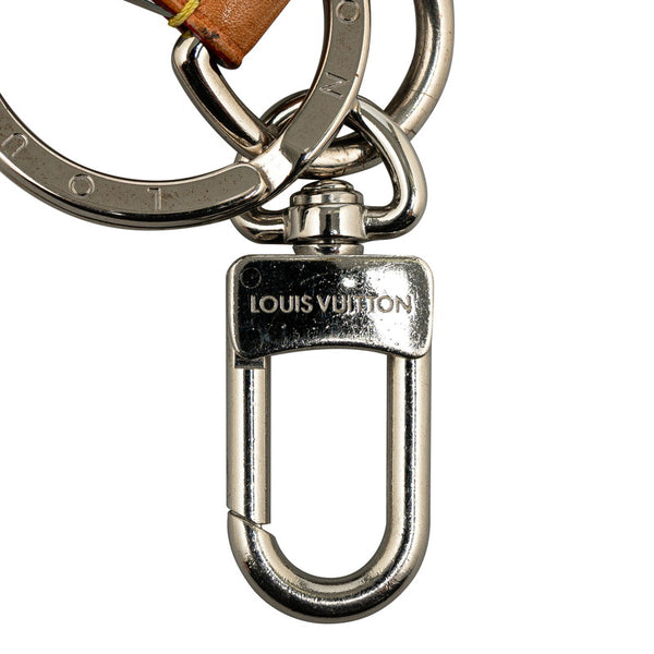 ルイ ヴィトン ドラゴンヌ LVミラー ミラー バッグチャーム キーホルダー MP3151 シルバー レザー レディース LOUIS VUITTON 【中古】