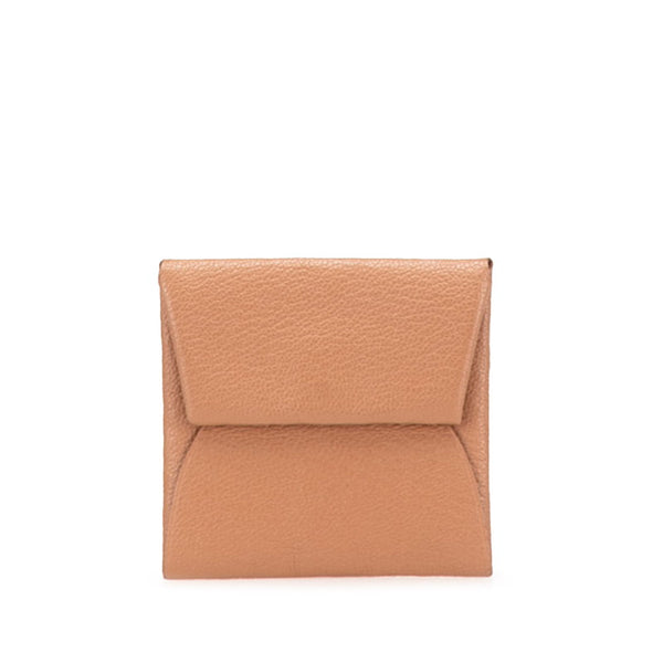 エルメス バスティア コインケース 小銭入れ ブラウン ヴォーエプソン レディース HERMES 【中古】