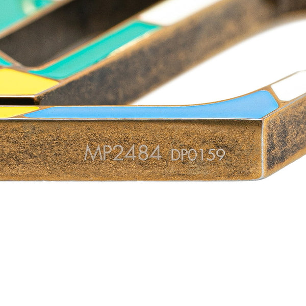 ルイ ヴィトン ビジューサック LVフラッグ バッグチャーム キーホルダー MP2484 ゴールド マルチカラー メッキ レディース LOUIS VUITTON 【中古】