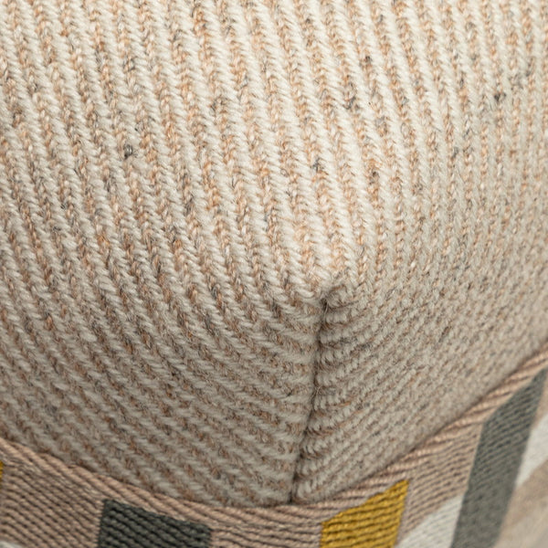 エルメス ブリッドアブラックPM ハンドバッグ ベージュ グレー ウール レディース HERMES 【中古】