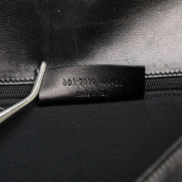 サンローラン Yステッチ 斜め掛け チェーン ショルダーバッグ ブラック レザー レディース SAINT LAURENT 【中古】