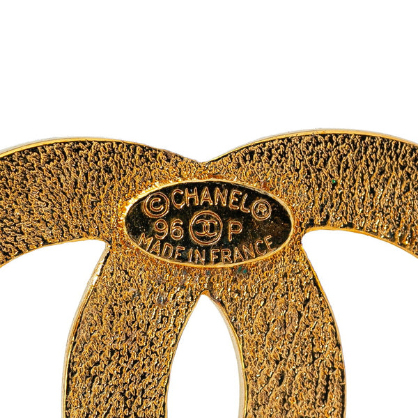 シャネル ヴィンテージ ココマーク PARIS パリス メダル ブローチ ゴールド メッキ レディース CHANEL 【中古】