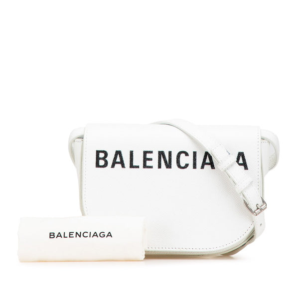 バレンシアガ ヴィル デイバッグ ショルダーバッグ 550639 ホワイト レザー レディース BALENCIAGA 【中古】