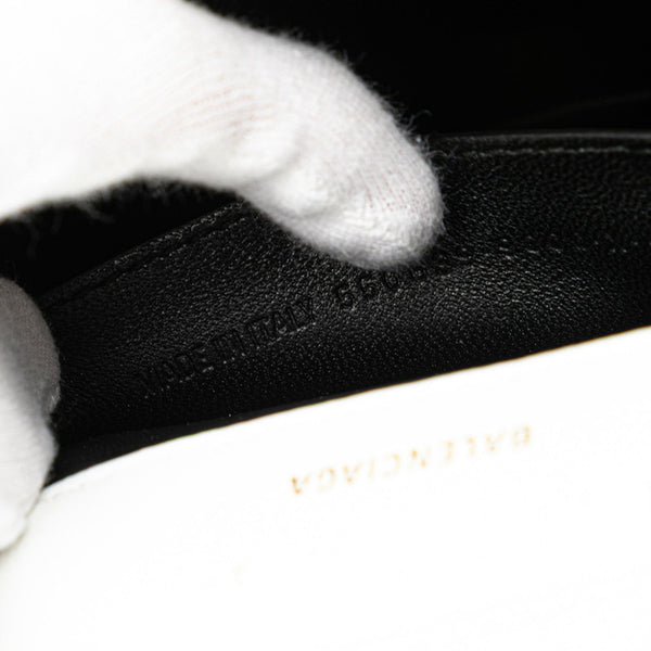 バレンシアガ ヴィル デイバッグ ショルダーバッグ 550639 ホワイト レザー レディース BALENCIAGA 【中古】