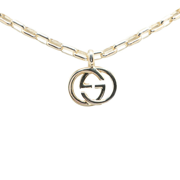 グッチ ダブルG ネックレス シルバー SV925 シルバー レディース GUCCI 【中古】