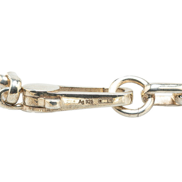 グッチ ダブルG ネックレス シルバー SV925 シルバー レディース GUCCI 【中古】