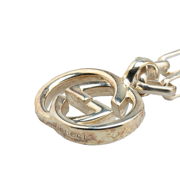 グッチ ダブルG ネックレス シルバー SV925 シルバー レディース GUCCI 【中古】