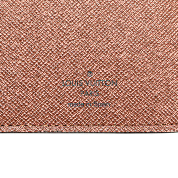 ルイ ヴィトン モノグラム ポルトフォイユ ブラザ 長財布 M66540 ブラウン PVC レザー レディース LOUIS VUITTON 【中古】